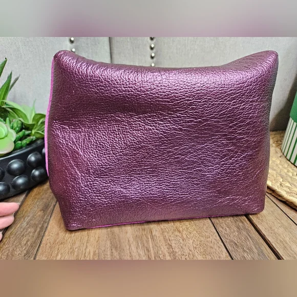 Portland Leather Goods Flappy Snappy Pouch Ultra Violet - Picture 2 of 12